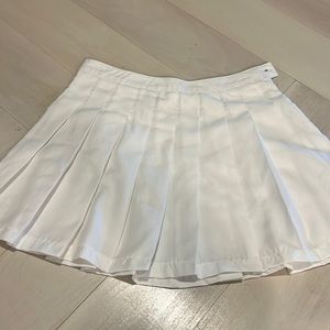 White School Girl Skirt